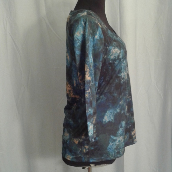 Coldwater Creek S 8 top 3/4 sleeves tee shirt - Picture 5 of 6